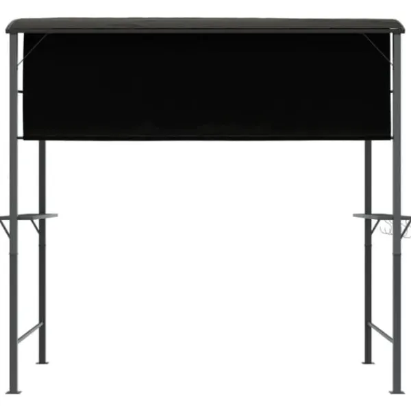 Telte & Lysthuse^Paviljong med tak för utomhusevenemang - Robust och vattentålig | Färg: Antracit | Storlek: 220x110x200 cm