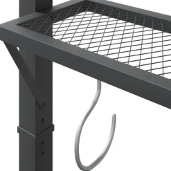 Telte & Lysthuse^Paviljong med tak för utomhusevenemang - Robust och vattentålig | Färg: Antracit | Storlek: 220x110x200 cm