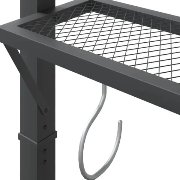 Telte & Lysthuse^Paviljong med tak för utomhusevenemang - Robust och vattentålig | Färg: Antracit | Storlek: 220x110x200 cm