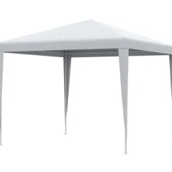 Discount Pavillon 2,7×2,7 m vandafvisende og vinterfast, hvid Telte & Lysthuse