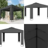 Discount Pavillon med dobbelttag 3x3 m antracitgrå - Pavillon - Pavilloner - Home & Living Telte & Lysthuse