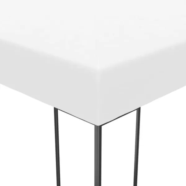 Hot Pavillon med LED-lyskæder - Ideel til udendørs arrangementer | Størrelse: 4x3x2,7 m | Farve: Hvid Telte & Lysthuse