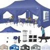 Sale Pavillon, Vandtæt, Justerbar Højde,Marineblå Telte & Lysthuse
