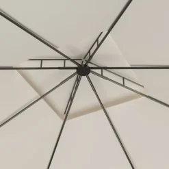 Telte & Lysthuse^Pavillon 3x3 m - Stabilt udendørstelt til fester og picnics | Farve: Creme | Størrelse: 3x3x2,7 m