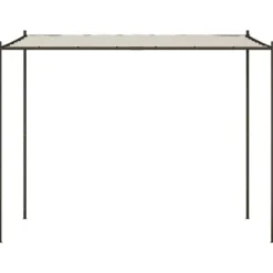 Buer, Spalier, Lysthuse Uden Tag^Pavillon 3x3 m med vandafvisende stof og robust stålramme | Farve: Hvid | Størrelse: 3x3 m