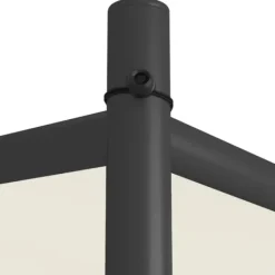 Buer, Spalier, Lysthuse Uden Tag^Pavillon 3x3 m med vandafvisende stof og robust stålramme | Farve: Hvid | Størrelse: 3x3 m