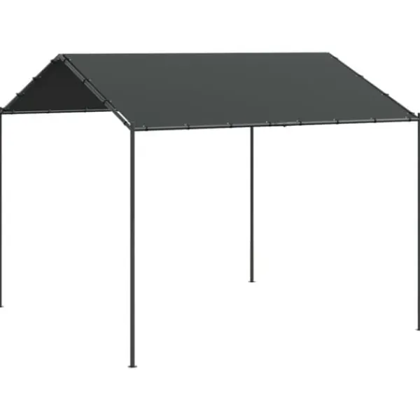 Sale Pavillon 3x3 m stål og stof antracitgrå - Pavillon - Pavilloner - Home & Living Telte & Lysthuse