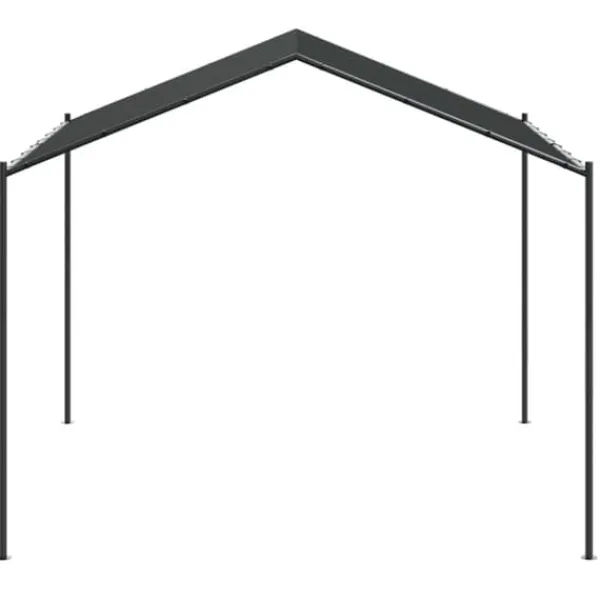 Sale Pavillon 3x3 m stål og stof antracitgrå - Pavillon - Pavilloner - Home & Living Telte & Lysthuse