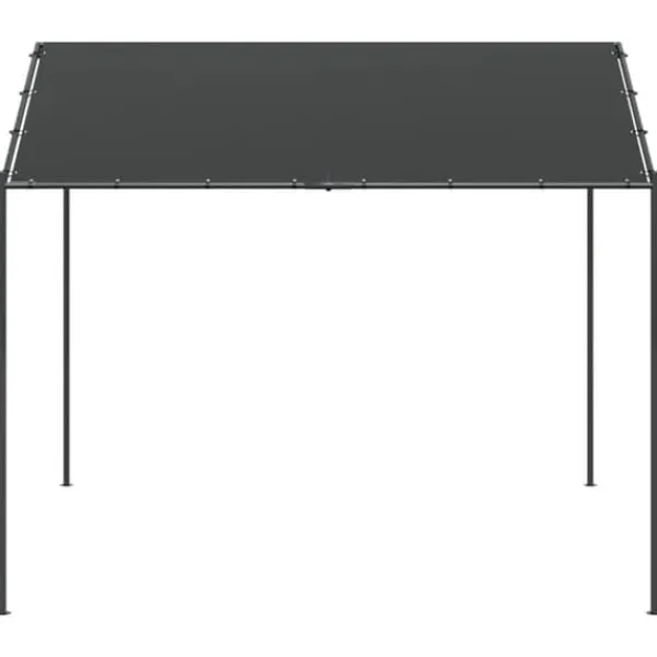 Telte & Lysthuse^Pavillon 4x4 m stål og stof antracitgrå - Pavillon - Pavilloner - Home & Living