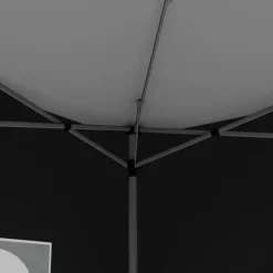 Telte & Lysthuse^Pavillon 3x3 m, vandafvisende og vinterbestandig pop-up UV-beskyttelse 50+, 4 sidevægge og taske, sort