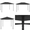 Discount Pavillon 384x281x270 cm 180 g/m² antracitgrå - Pavillon - Pavilloner - Home & Living Telte & Lysthuse