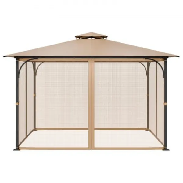 Online Pavillonnet, 275x340x220 cm, Khaki, Netgardin Telte & Lysthuse