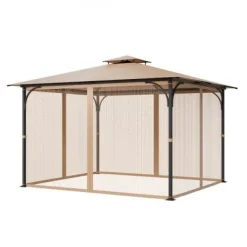 Online Pavillonnet, 275x340x220 cm, Khaki, Netgardin Telte & Lysthuse