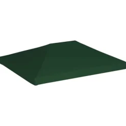 Clearance Pavillontopdække 310 g/m² - Holdbart og vandresistent | Farve: Grøn | Størrelse: 4 x 3 m Telte & Lysthuse