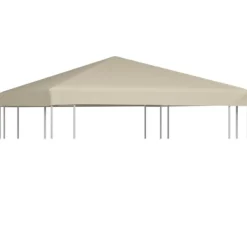 Telte & Lysthuse^Pavillontopdække 310 g/m² 3x3 m beige - Pavillontopdække - Pavillontopdækker - Home & Living