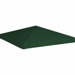 Online Pavillontopdække 3x3 m - Vandresistent polyester | Farve: Grøn | 310 g/m² Telte & Lysthuse