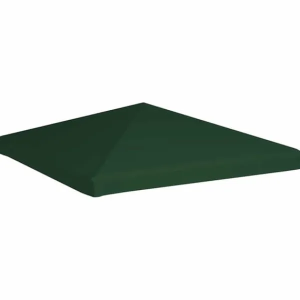 Online Pavillontopdække 3x3 m - Vandresistent polyester | Farve: Grøn | 310 g/m² Telte & Lysthuse