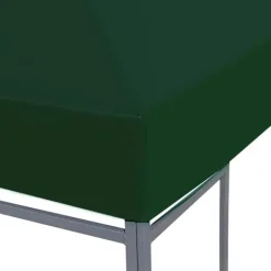 Online Pavillontopdække 3x3 m - Vandresistent polyester | Farve: Grøn | 310 g/m² Telte & Lysthuse