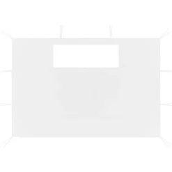 Telte & Lysthuse^Pavillonvægge med vinduer - 2 stk. hvid | Farve: Hvid