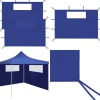 Sale Pavillonvægge med vinduer 2 stk. Blå - Pavillonvæg - Pavillonvægge - Home & Living Telte & Lysthuse