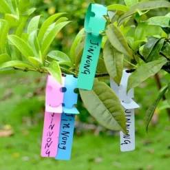 Haveplanter^300pcs planteetiketter plantetræetiketter udendørs vandtæt plastfolie hængende planteskole haveetiketter bunkemarkører genanvendelige