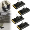 Hot 4Pcs Professional Mouse Traps Mousetrap Strong Easy Catcher Control Reusable Skadedyrsfælder