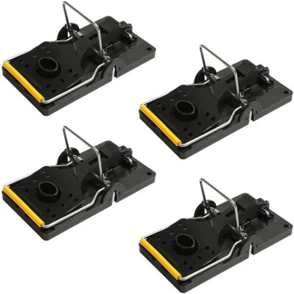 Hot 4Pcs Professional Mouse Traps Mousetrap Strong Easy Catcher Control Reusable Skadedyrsfælder