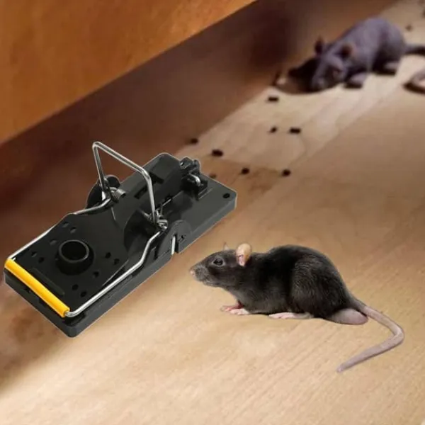 Hot 4Pcs Professional Mouse Traps Mousetrap Strong Easy Catcher Control Reusable Skadedyrsfælder