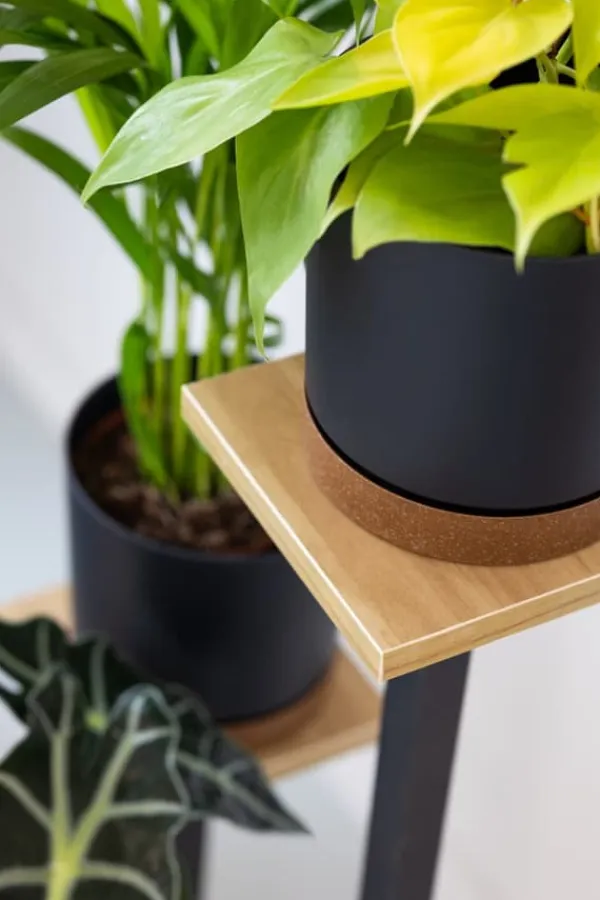 Discount PEAK universal blomsterstander - sort, 3-etagers blomsterstander til 3 potter Plantestativer