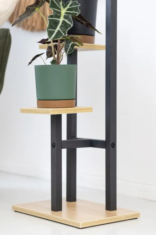 Discount PEAK universal blomsterstander - sort, 3-etagers blomsterstander til 3 potter Plantestativer