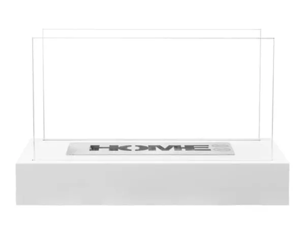 Clearance Pejs HOME bio-pejs hvid mat økologisk pejs ethanol pejs 36 cm x 18 cm x 22 cm Brænder med TÜV sikkerhedscertifikat Pejse