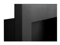 Pejse^Pejse Bio-pejs Hængende biopejs sort med glas SLIM Hængende biopejs Bioethanolbrænder sort mat sort økologisk pejs 65cm x 40