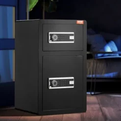 Sale Pengeskab, 4,5 cu.ft, 70x42x38 cm, Sort, Stål Pengeskabe