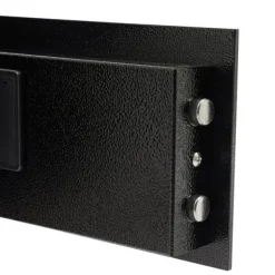 Outlet Pengeskab - Digital kode & nøgle - 30 L - Stål - USB nødstrøm - Vægmonterbar/Fritstående - Sort Pengeskabe