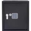 Clearance Pengeskab med elektronisk lås Yale Sort 40 L 39 x 35 x 36 cm Rustfrit stål Pengeskabe
