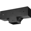 Buer, Spalier, Lysthuse Uden Tag^Pergola beslagssæt, T-formet 92x92 mm, sort, stål