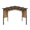 Buer, Spalier, Lysthuse Uden Tag^Pergola, 304.8x304.8x254 cm, Beige, Metal