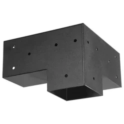Buer, Spalier, Lysthuse Uden Tag^Pergolabeslagsæt - Kraftige 3-vejs hjørnebeslag - Indre mål 92 x 92 mm - Passer til 10,2 x 10,2 cm stolper - 4 stk - Til træbjælker