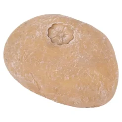 Havesten & Trædesten^Pet Memorial Garden Stone DIY Bogstaver Småsten - Små blomstersand Gul sten til hunde og katte