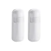 Discount PIR bevægelsessensor, trådløs 433MHz, kompatibel med alarmsystemer,2PCS Bevægelsesdetektorer