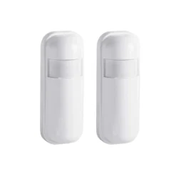 Discount PIR bevægelsessensor, trådløs 433MHz, kompatibel med alarmsystemer,2PCS Bevægelsesdetektorer