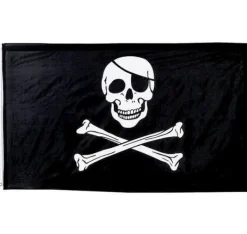 Flag & Vindposer^Piratflag 90 x 150 cm