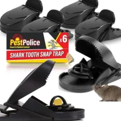 Skadedyrsfælder^6pk Mouse Traps | Heavy Duty Mice Snap Catcher Rodent Mice Reusable Pest Control