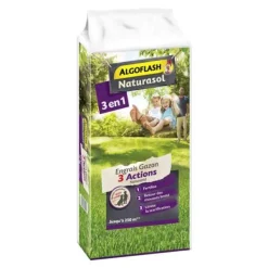 Plant fertiliser Algoflash AG3BIO250 Grass 3-in-1 10 kg Gødningsmidler
