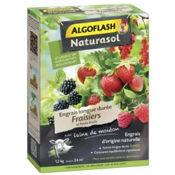 Gødningsmidler^Plant fertiliser Algoflash Strawberries, currant, blackberry, blueberry and raspberry