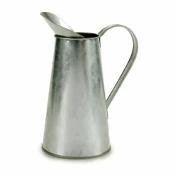 Vanding^Plant pot Ibergarden J60700-B Silver Zinc Pattern Milk jug 17 x 21,5 x 11,3 cm (24 Units)