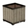 Krukker & Plantebeholdere^Plant pot Keter 262635 Oak Resin Plastic Squared