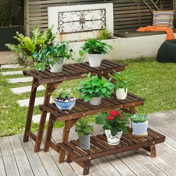 Plantestativer^Plante Hyldereol, 70×25×15 cm, Naturlig