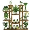 Discount Plante Stativ, Flere Niveauer, 46 tommer Højde, Træ Blomsterstativ Holder, brun Plantestativer