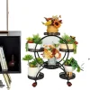 Clearance Plante Stativ, Multi-Lag, Blomsterpotte Stativ, Sort Plantestativer